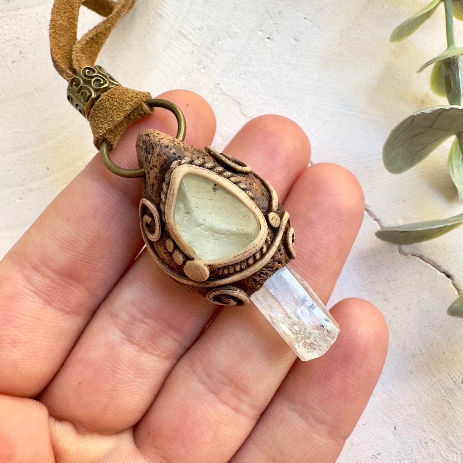 Crystal healing jewelry inspired by sea and sky energy