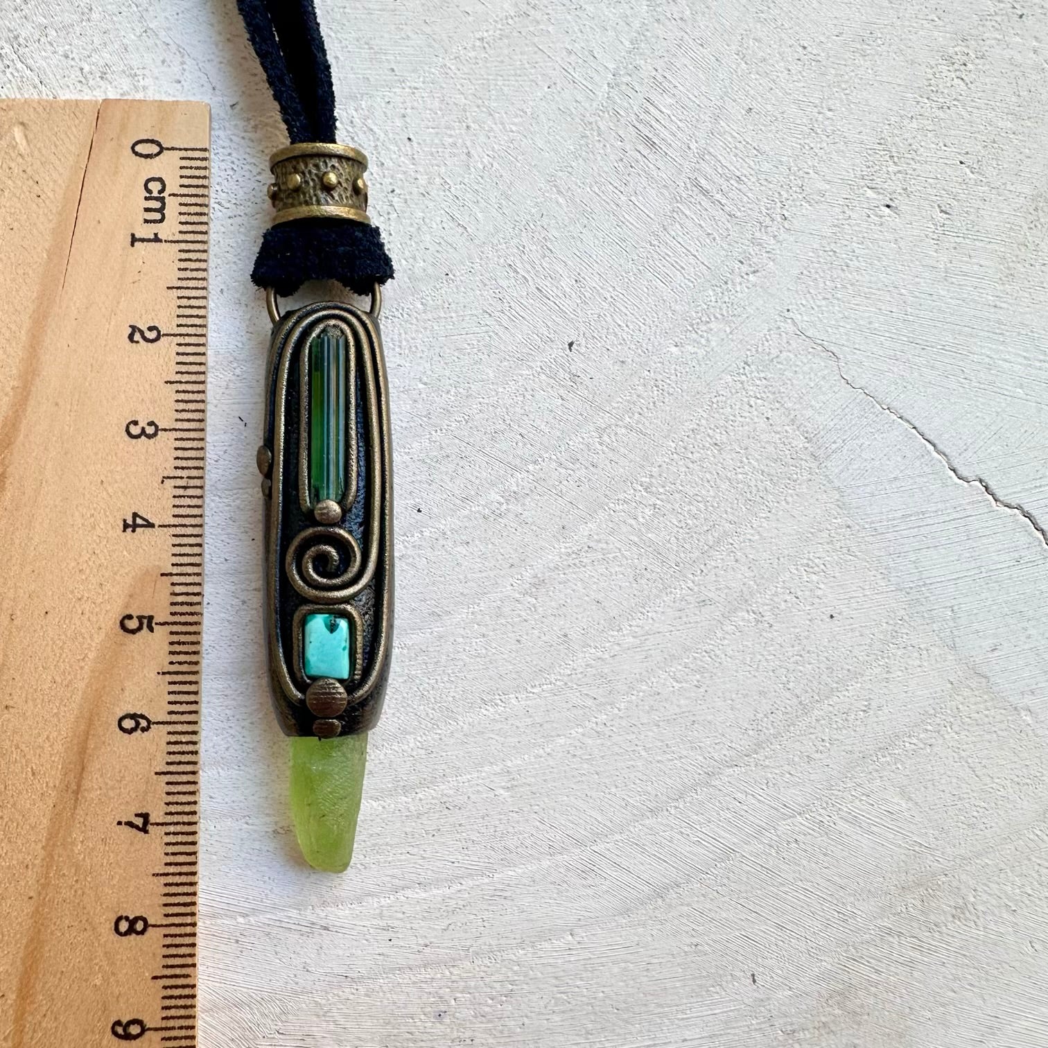 Natural stone necklace for renewal and clarity