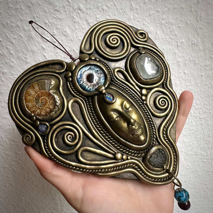 Third Eye Goddess Wall Hanging - 19,5 cm - FairyGardenGlow