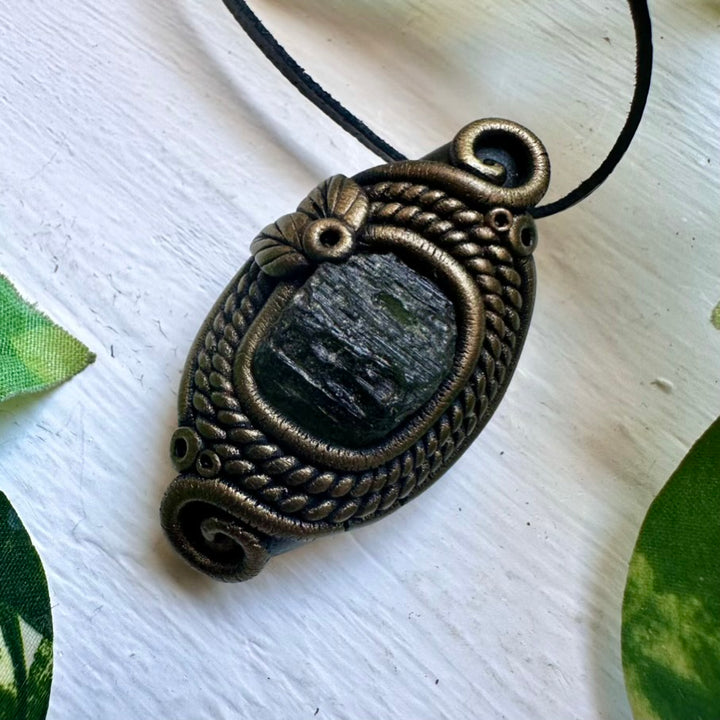 Moldavite Necklace - FairyGardenGlow