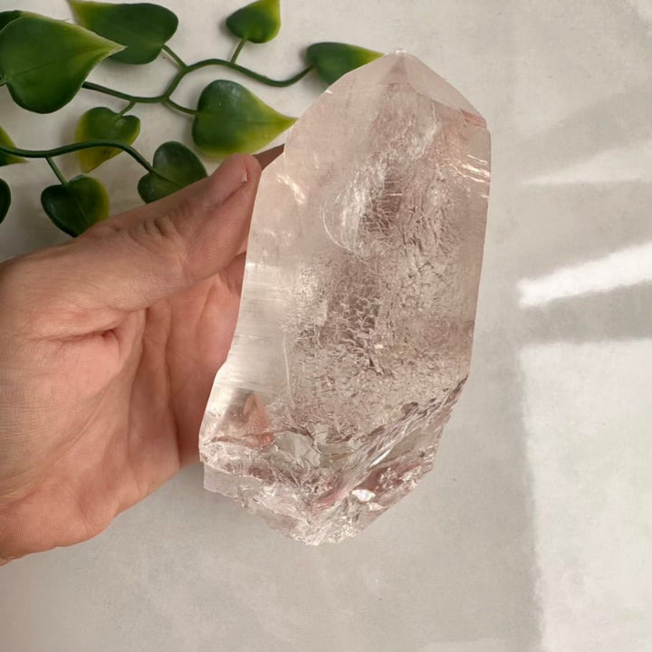Large Lemurian Seed Quartz Point – Natural Lemurian Crystal for Spiritual Connection, Clarity & Higher Consciousness FairyGardenGlow