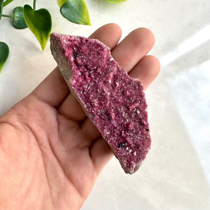 Cobalto Calcite Mineral Specimen – Natural Pink Calcite Rough Crystal Cluster for Love & Emotional Healing FairyGardenGlow