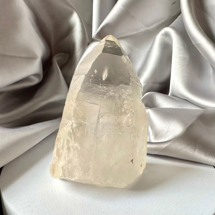 Lemurian Seed Quartz Natural Point / Tower - FairyGardenGlow