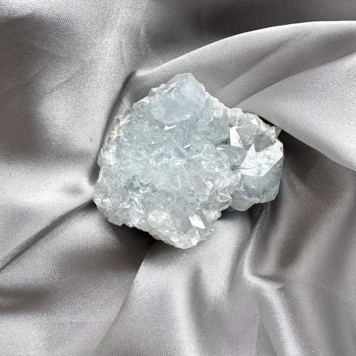 Celestite Crystal Cluster - Unique (02) - FairyGardenGlow