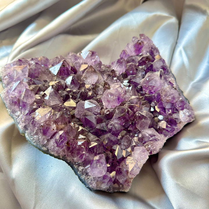 XL Amethyst Cluster - Brazilian Amethyst - Unique - FairyGardenGlow