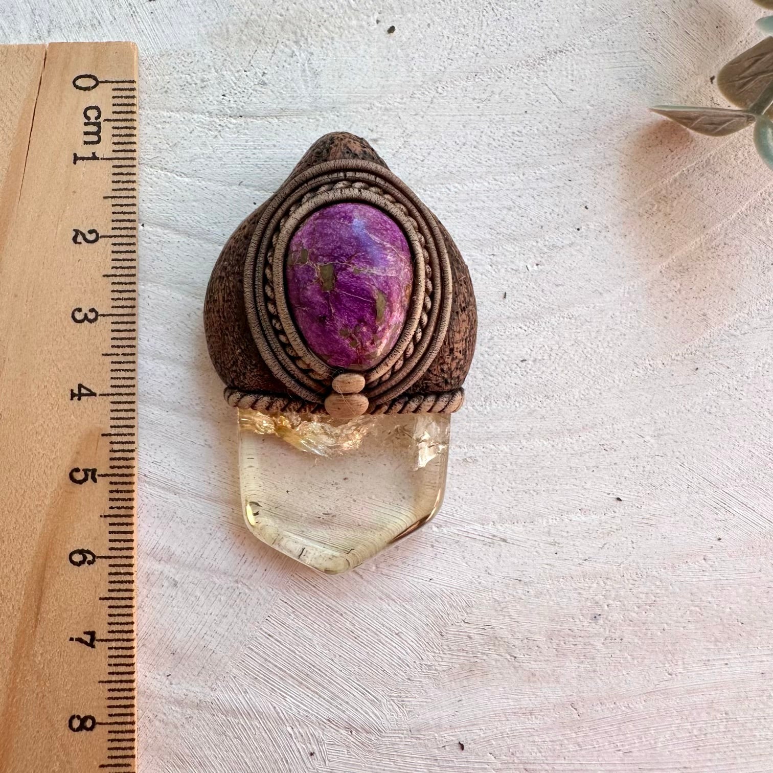 Crystal healing necklace for emotional balance and positivity
