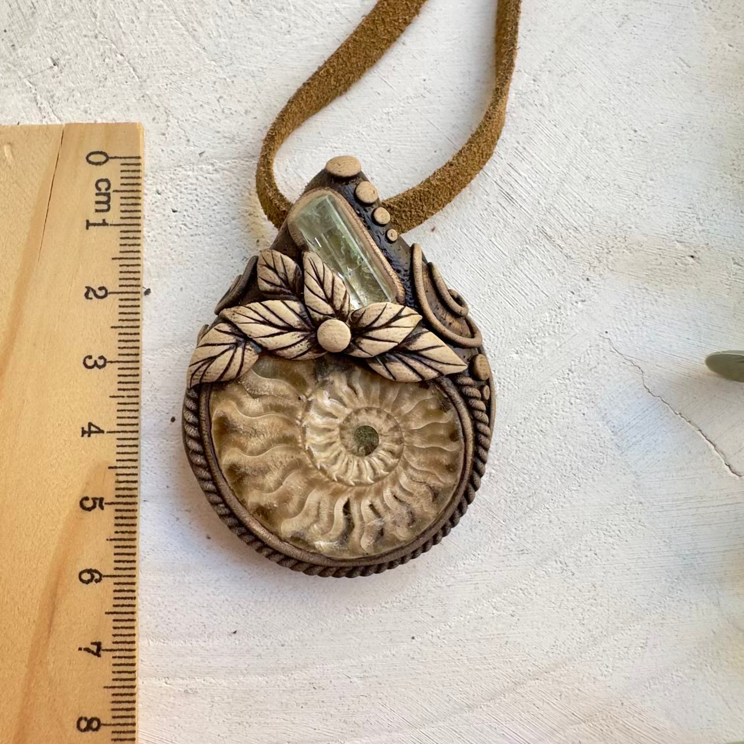 Healing crystal necklace for emotional balance and flow