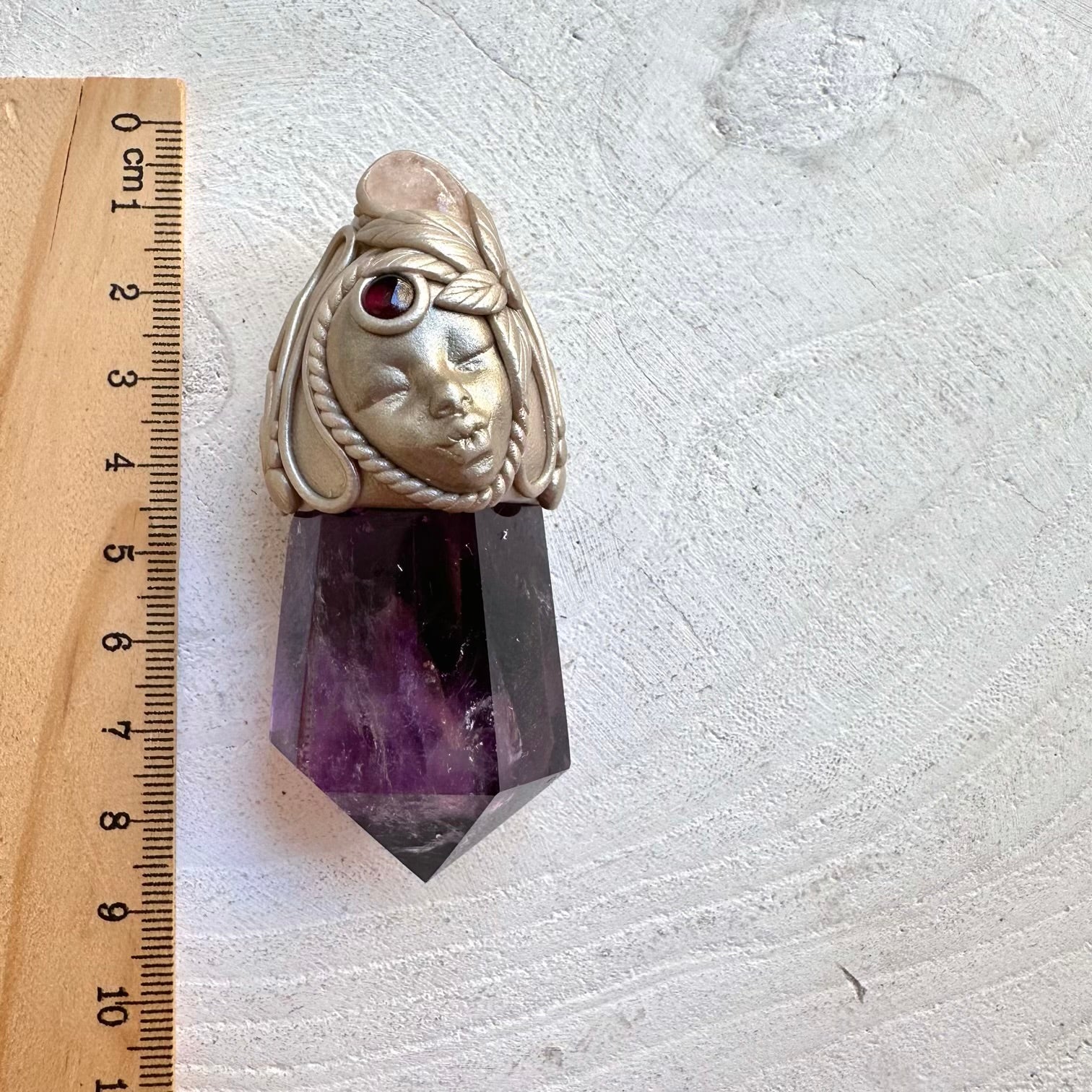 Handmade Goddess crystal gemstone mystical gemstone jewelry