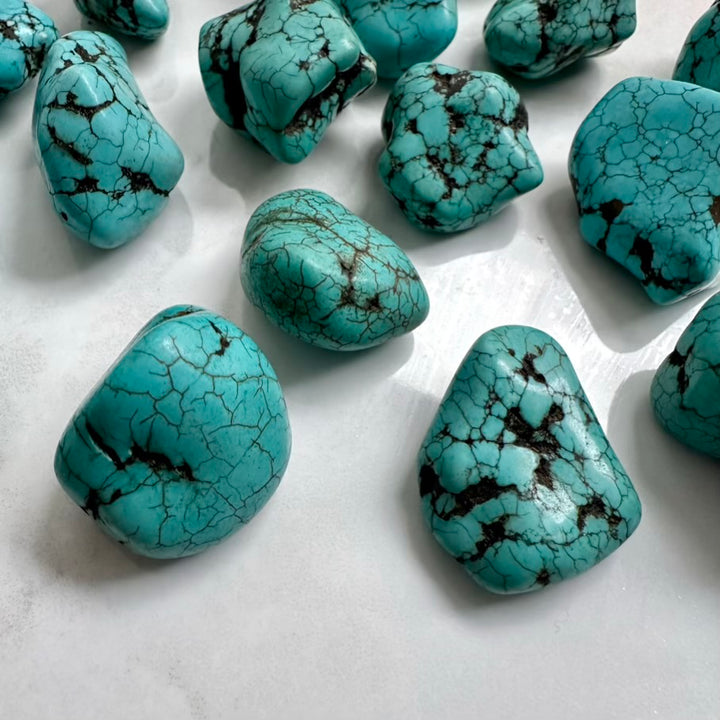 Healing crystal turquoise nugget stone