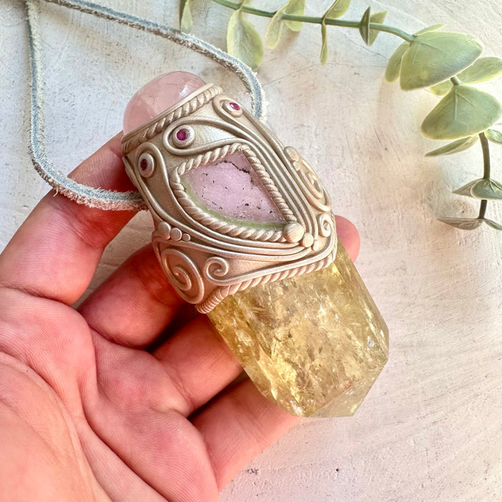 healing crystal wand for love abundance and emotional balance energy