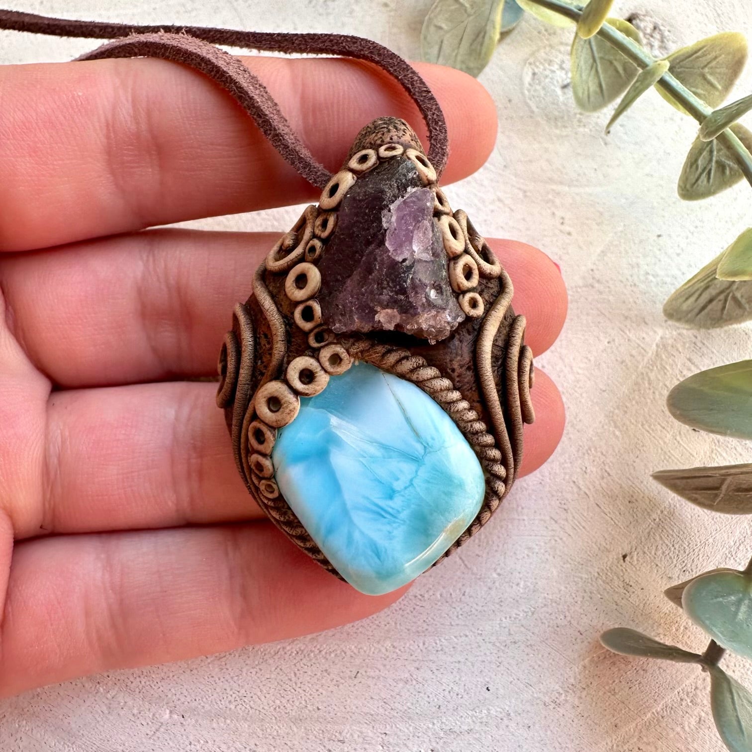 Spiritual necklace for emotional balance and personal growth