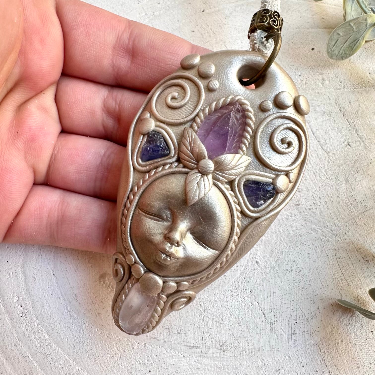 Tanzanite & Kunzite – Divine Feminine Crystal Jewelry, Spiritual Pendant