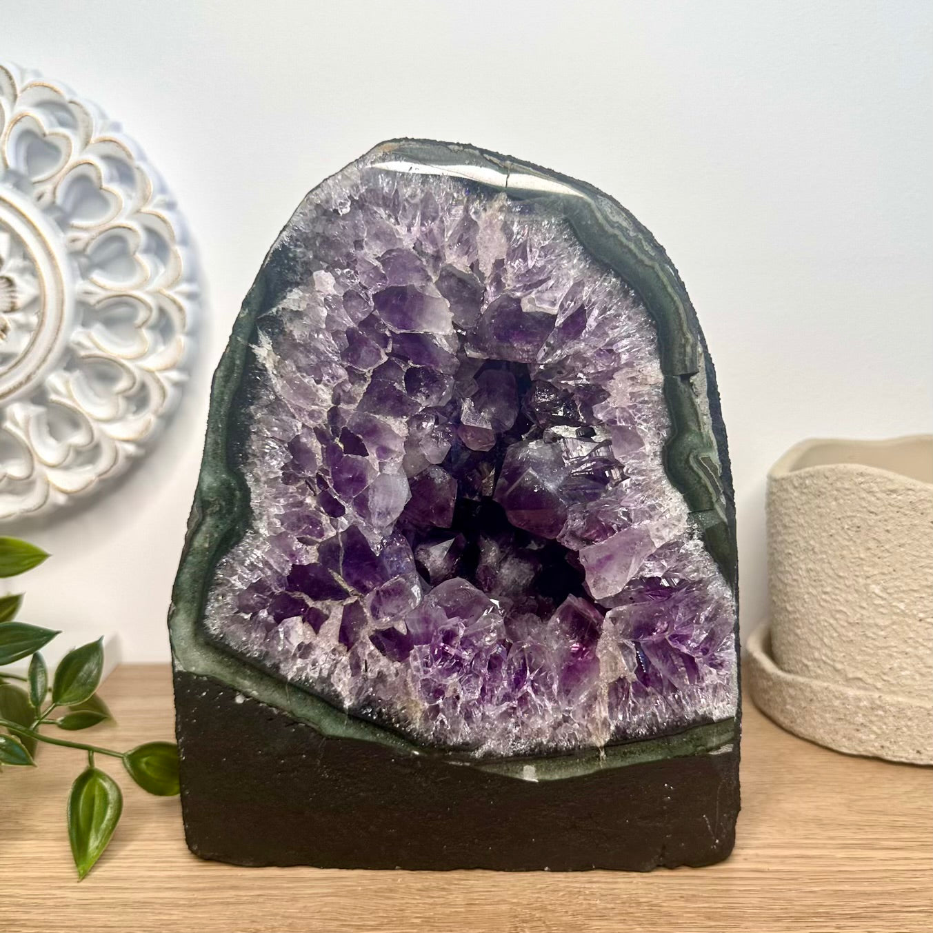 5.74 kg natural amethyst cathedral geode crystal