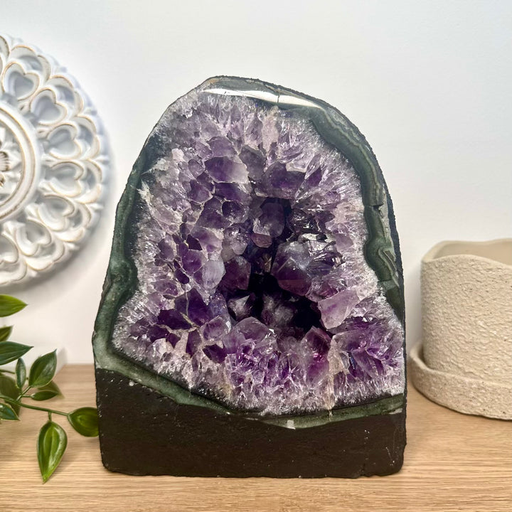 5.74 kg natural amethyst cathedral geode crystal