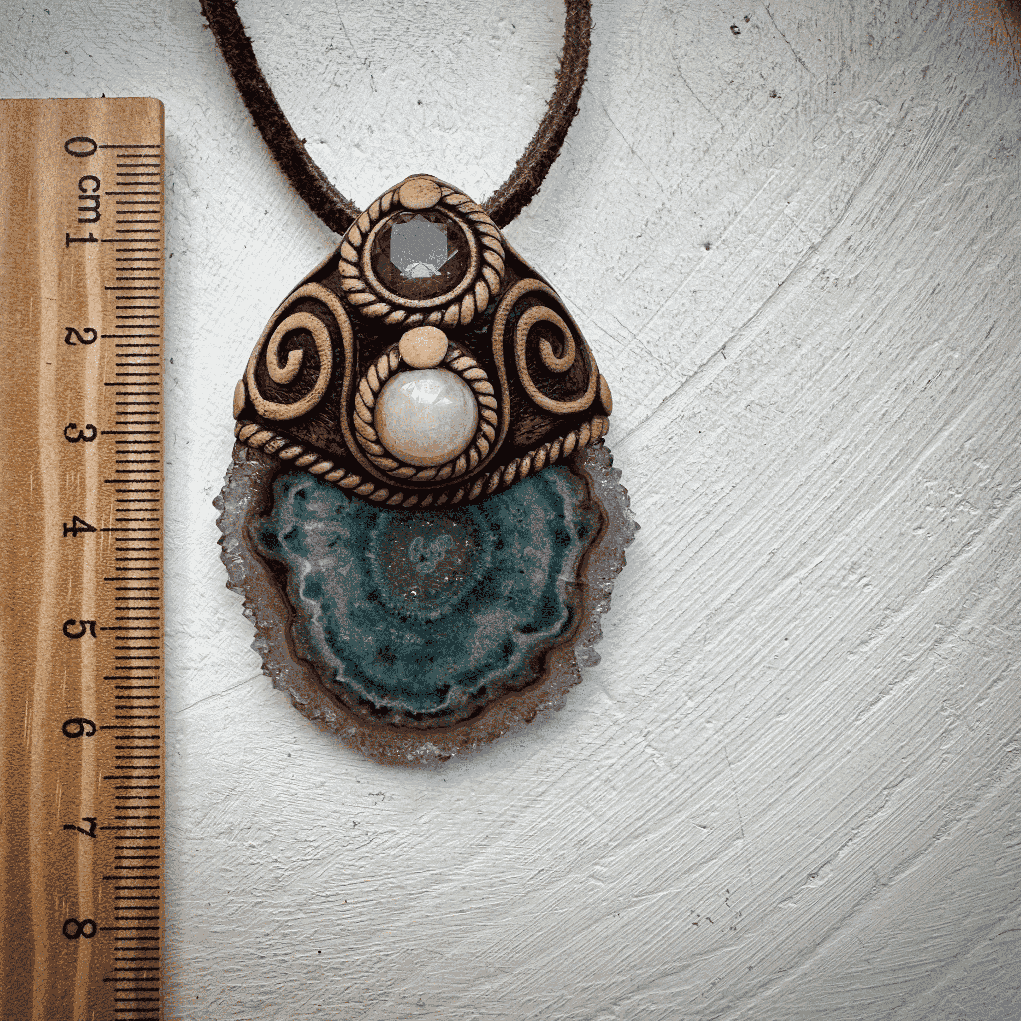 Amethyst Stalactite Morganite and Mystic Topaz Necklace - FairyGardenGlow