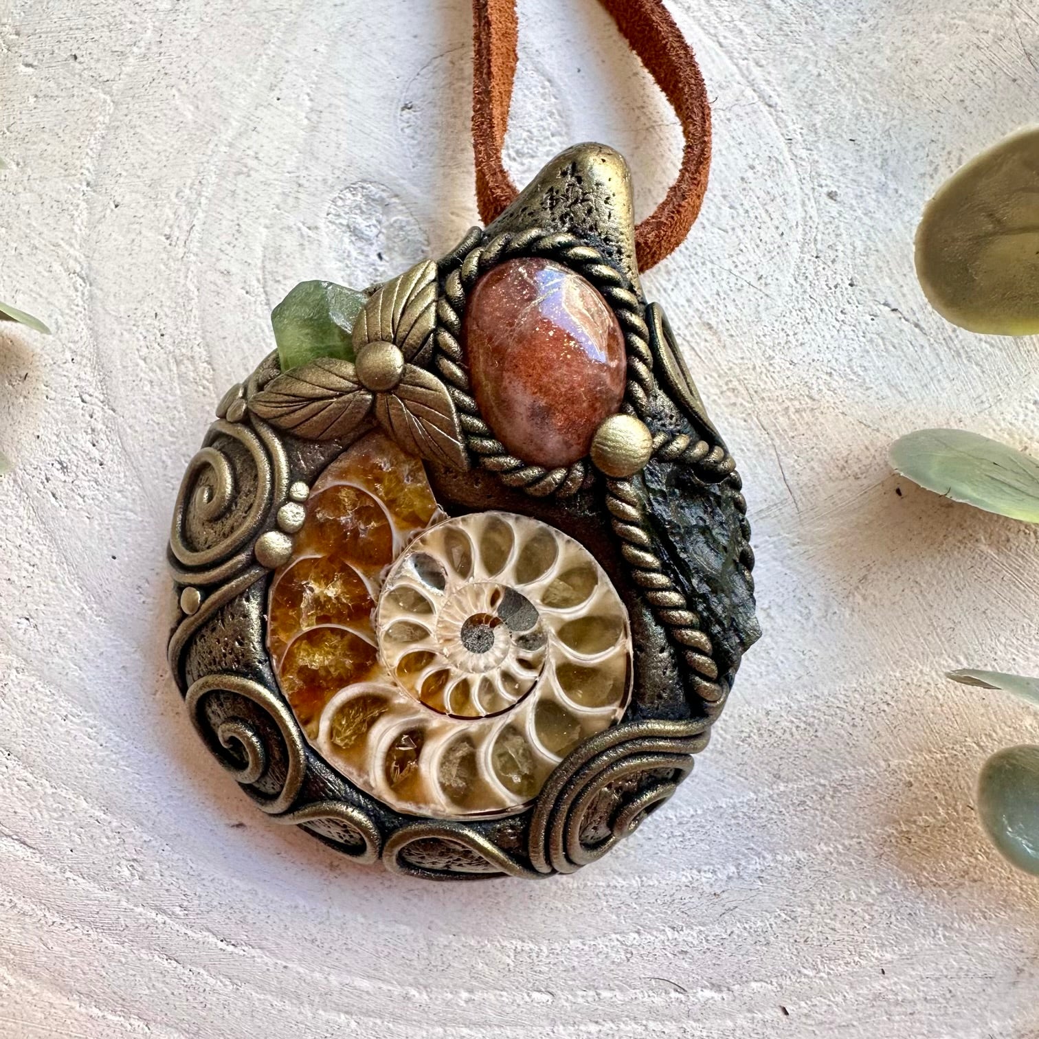 Unique spiritual jewelry crafted with genuine natural materials, inspired by transformation, confidence, renewal and personal growth.