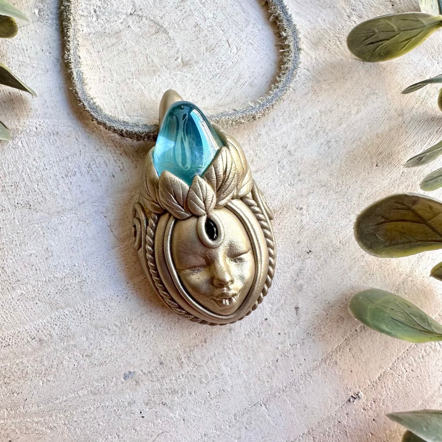 An enchanting metaphysical talisman inspired by clarity, intuition, wisdom, feminine energy and spiritual connection.