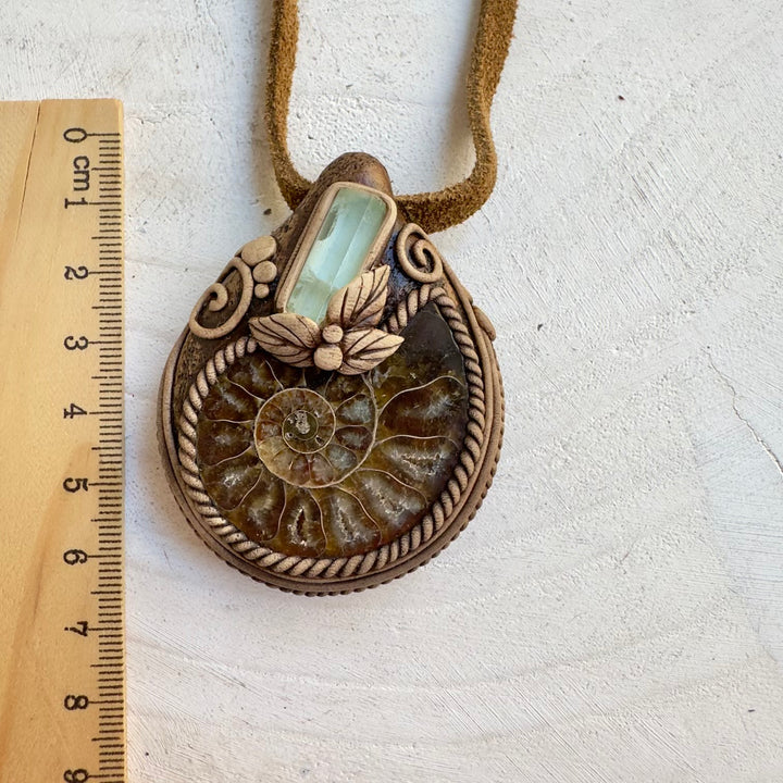 Handmade unisex crystal jewelry inspired by ocean energy