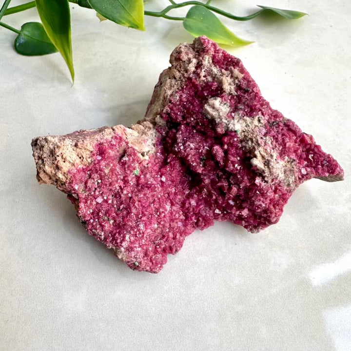 Cobalto Calcite Specimen – Natural Pink Calcite Crystal Cluster (Both Sides) for Love & Healing - FairyGardenGlow