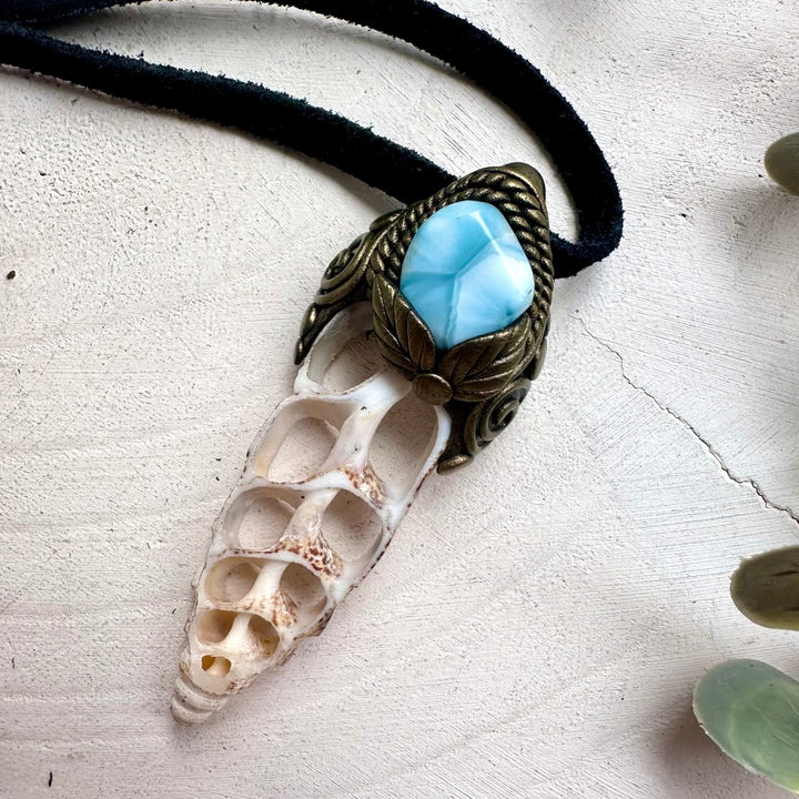Spiritual necklace inspired by ocean energy and calmness