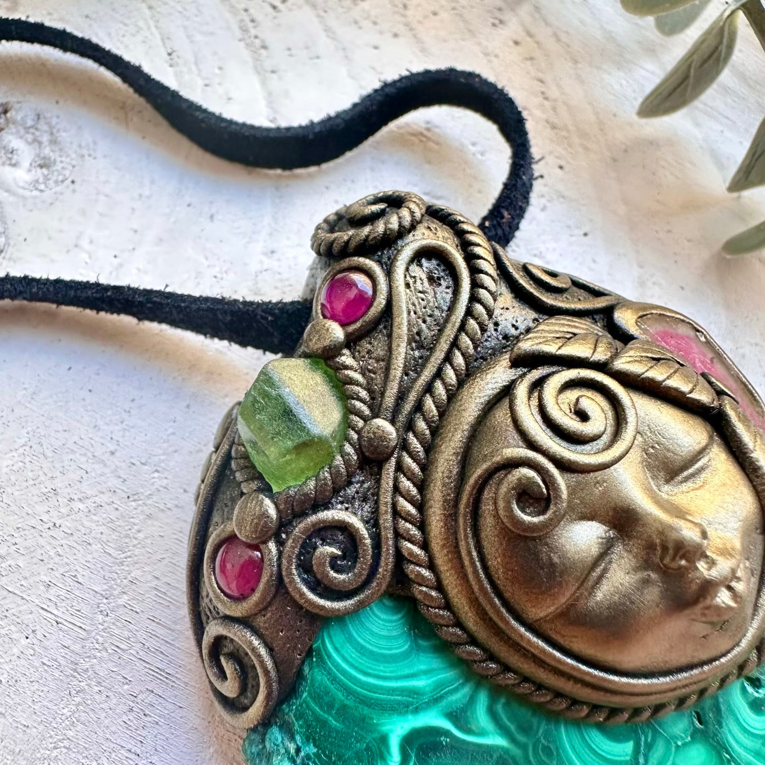 Spiritual goddess gemstone jewelry for meditation and manifestation