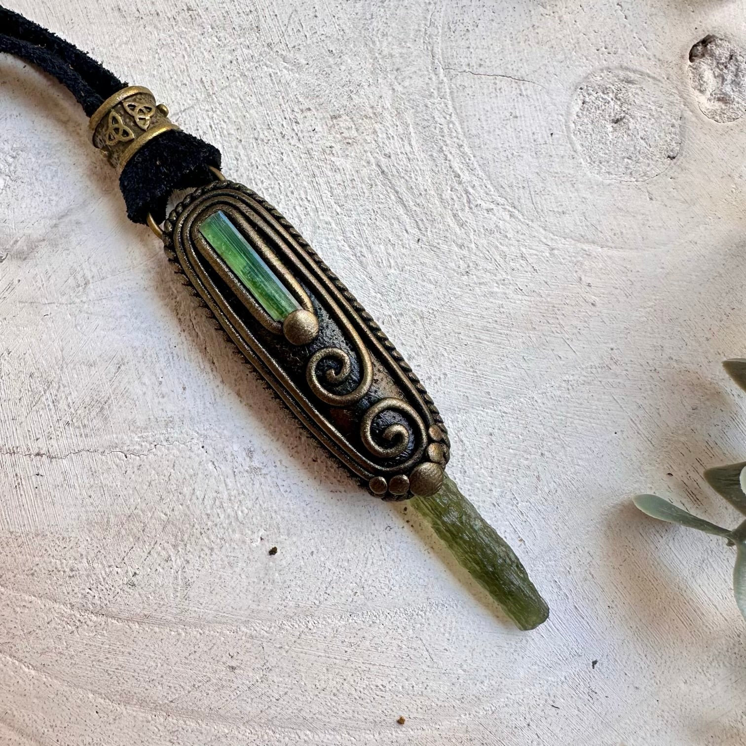 Spiritual protection and transformation amulet necklace