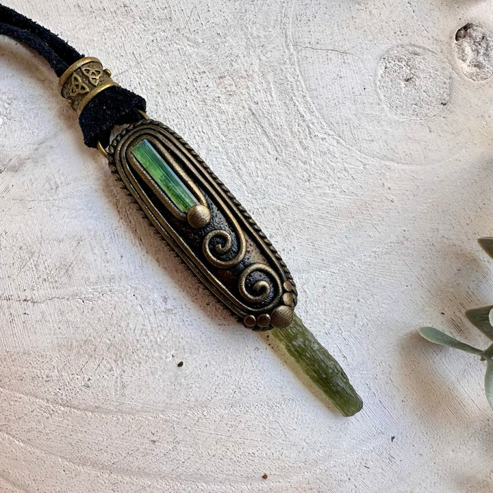 Spiritual protection and transformation amulet necklace