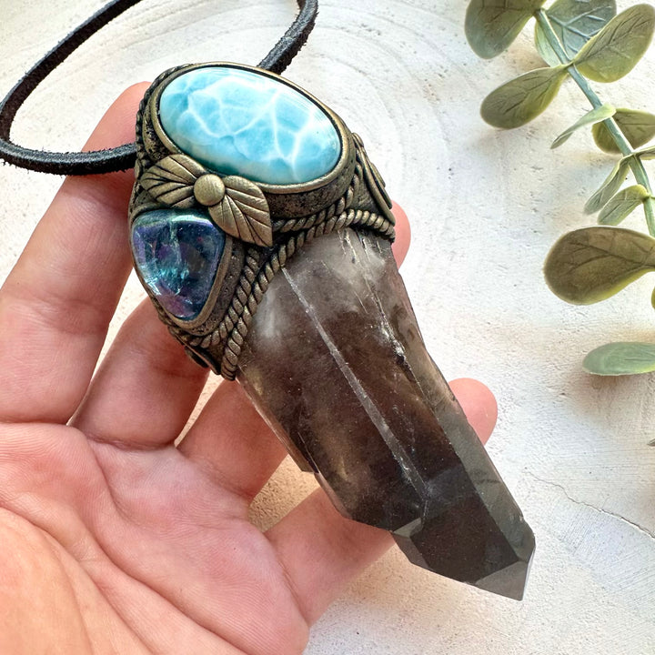 Handmade talisman necklace for emotional peace