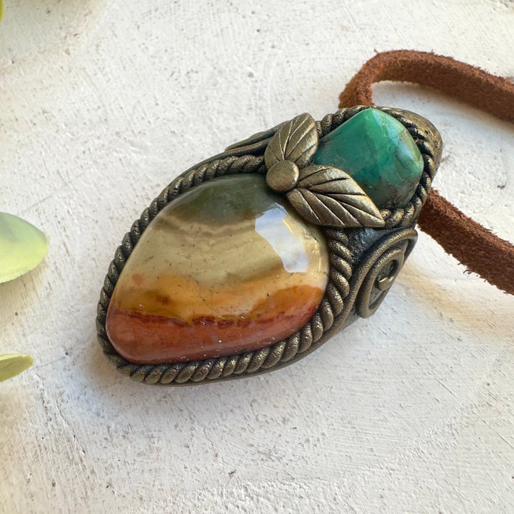 Spiritual jewelry featuring natural healing gemstones