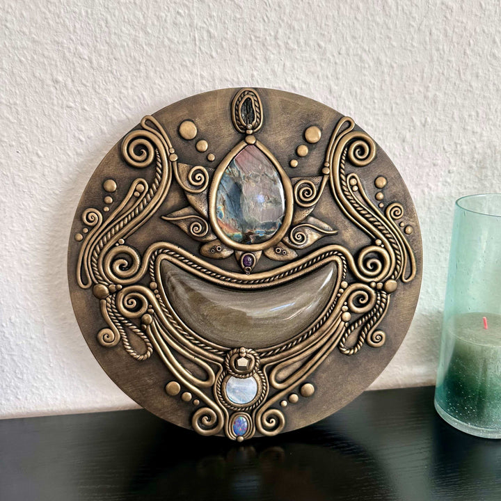 Lotus Flower Handmade Wall Art - FairyGardenGlow
