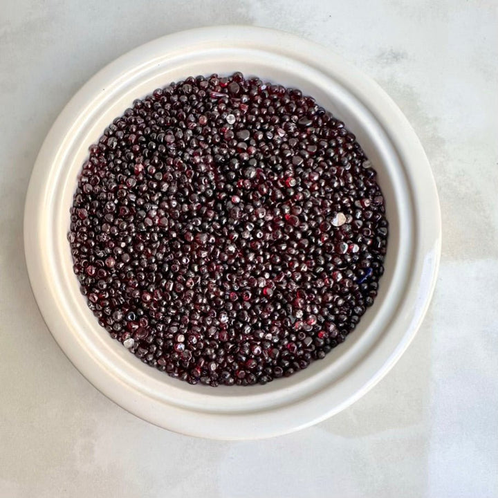 Red Garnet Chips – Natural Tiny Garnet Stones Lot, Healing Crystals for Passion & Strength - FairyGardenGlow