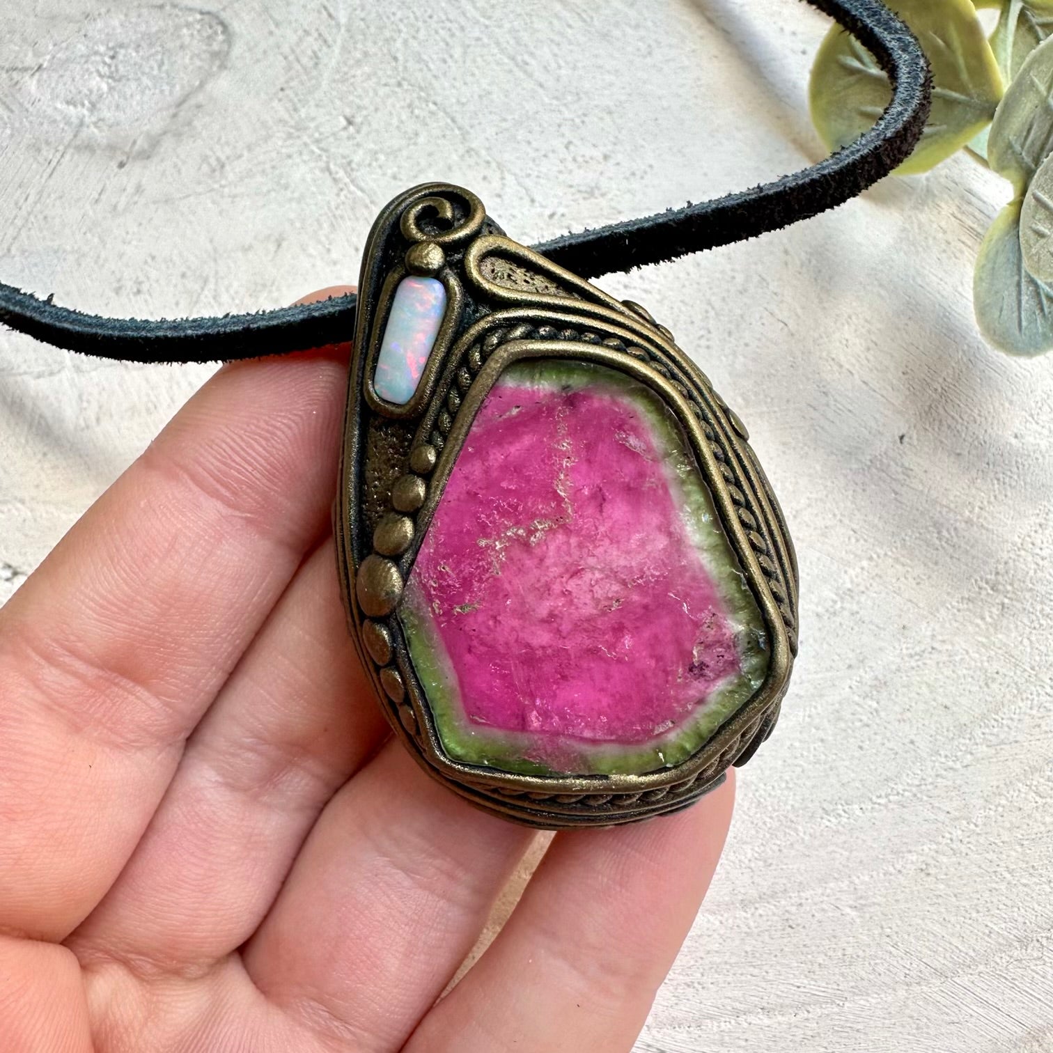Crystal necklace designed for joy feminine energy and harmony