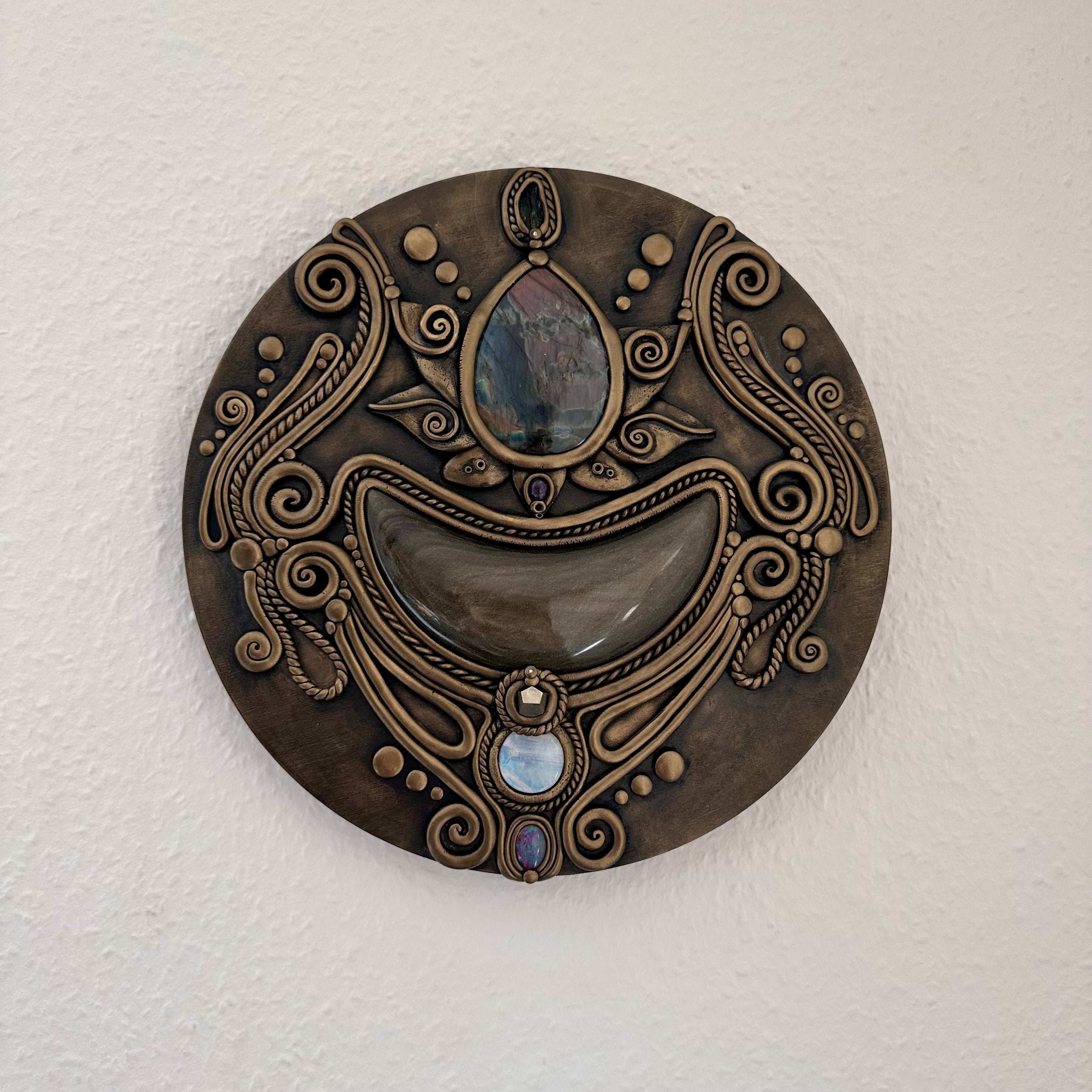 Lotus Flower Handmade Wall Art - FairyGardenGlow