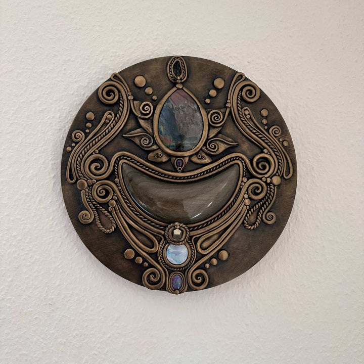 Lotus Flower Handmade Wall Art - FairyGardenGlow