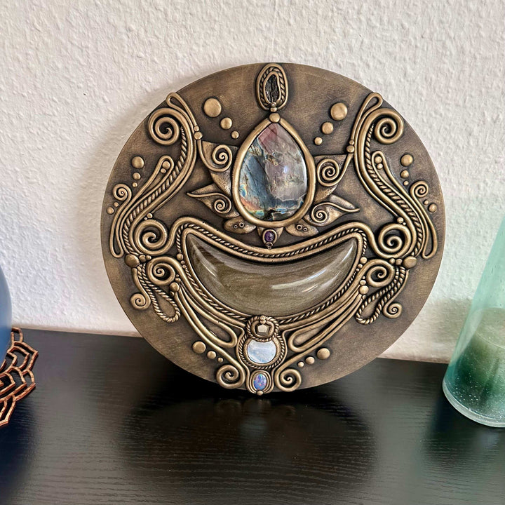 Lotus Flower Handmade Wall Art - FairyGardenGlow