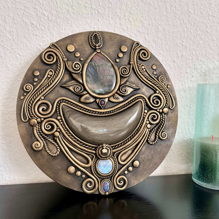 Lotus Flower Handmade Wall Art - FairyGardenGlow