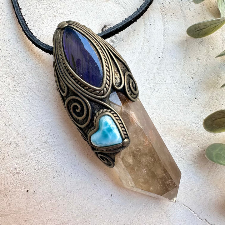 Handmade talisman necklace for gentle awakening