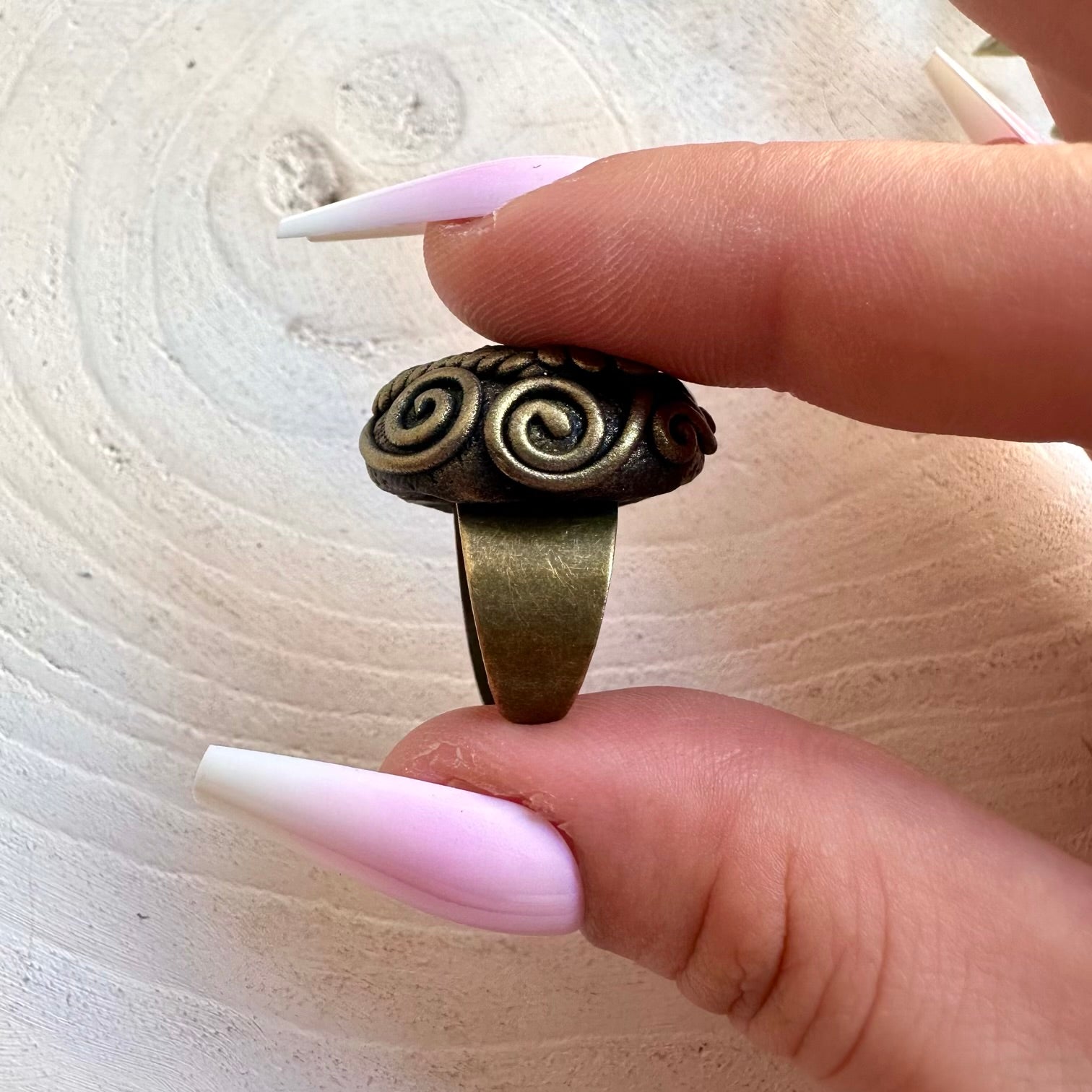 Unique adjustable gemstone jewelry with natural Moldavite and vibrant Rhodolite Garnet.