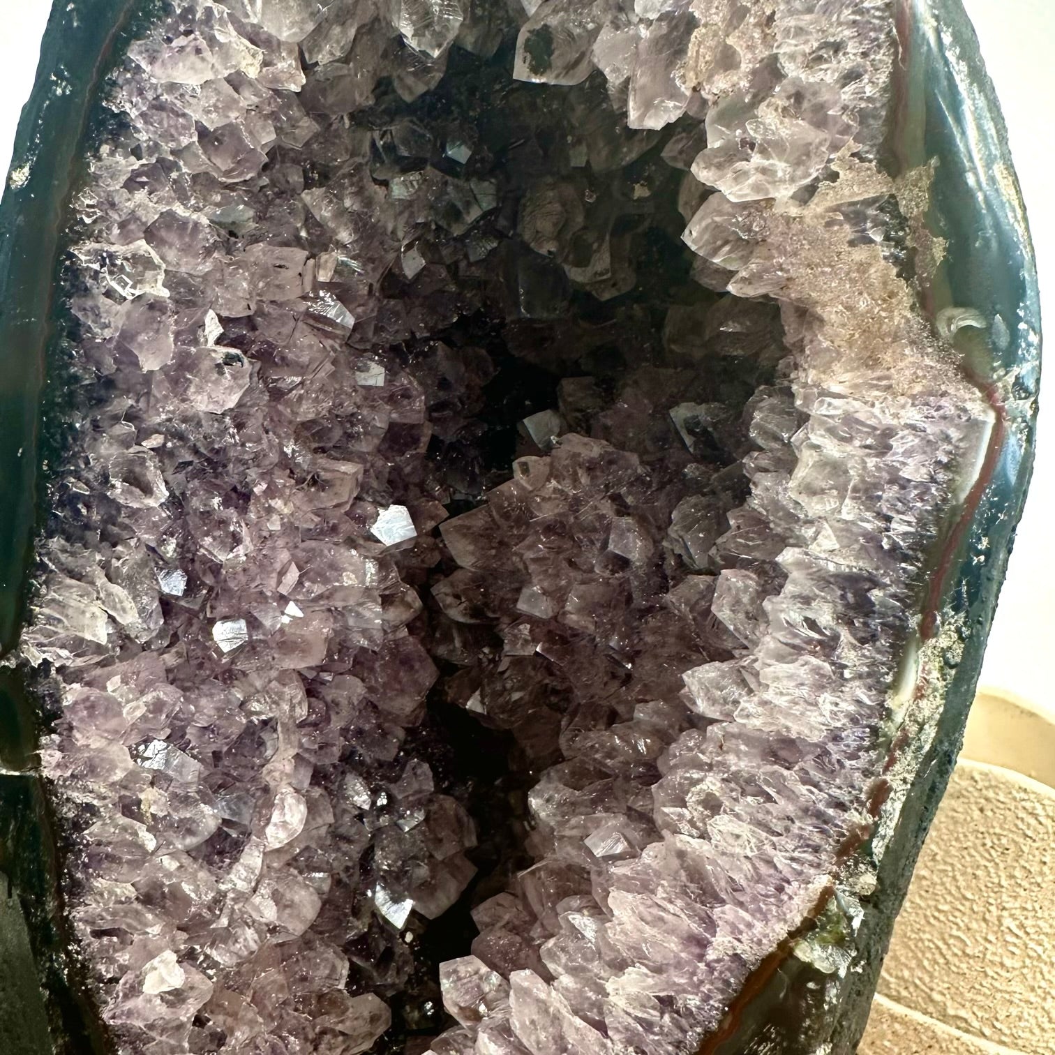 Amethyst stone used for meditation and calming energy