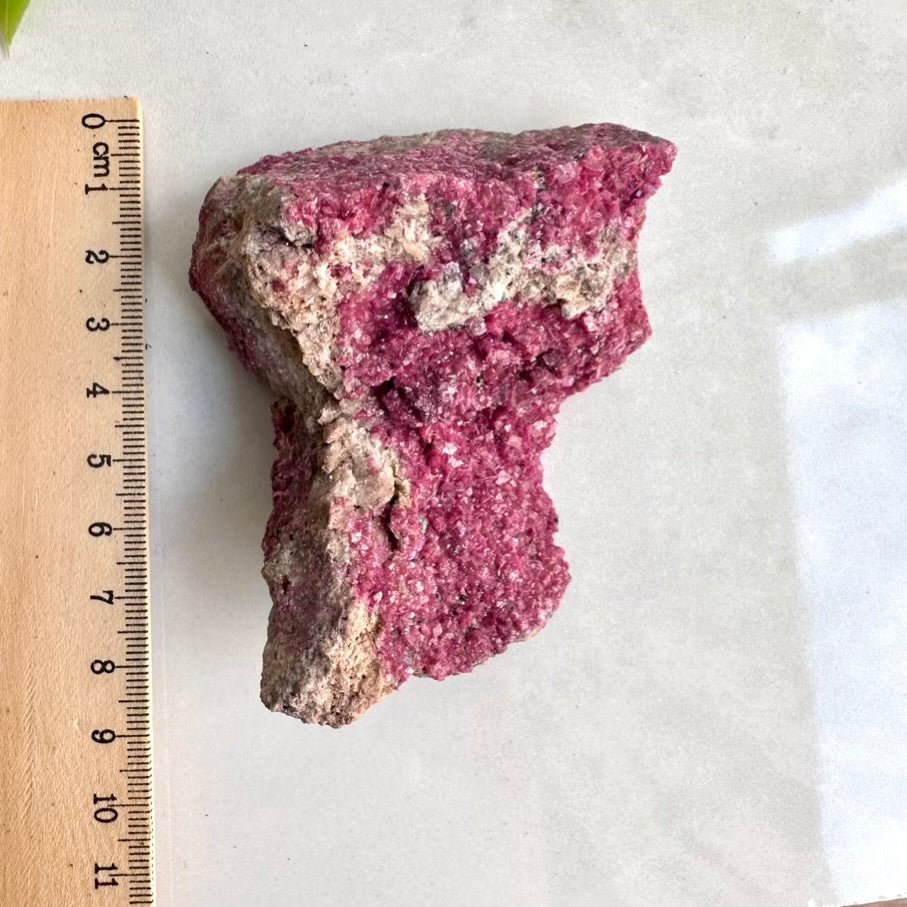 Cobalto Calcite Specimen – Natural Pink Calcite Crystal Cluster (Both Sides) for Love & Healing - FairyGardenGlow