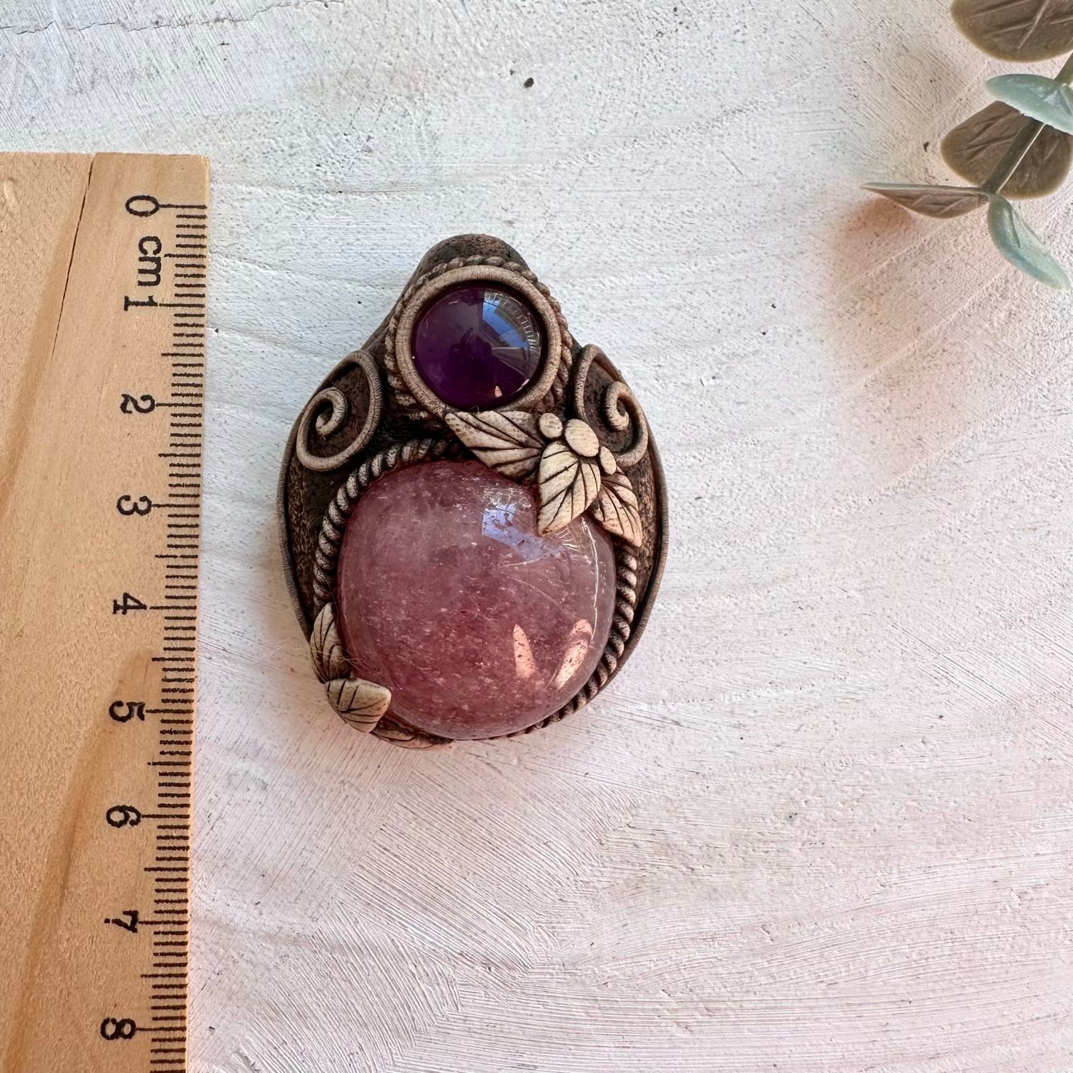 Natural gemstone necklace for emotional healing and spiritual growth