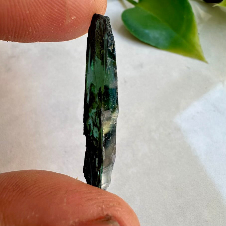 Vivianite mineral specimen – raw green crystal sample