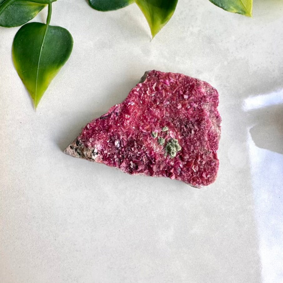 Cobalto Calcite Mineral Specimen – Natural Pink Calcite Rough Crystal Cluster for Love & Emotional Healing - FairyGardenGlow