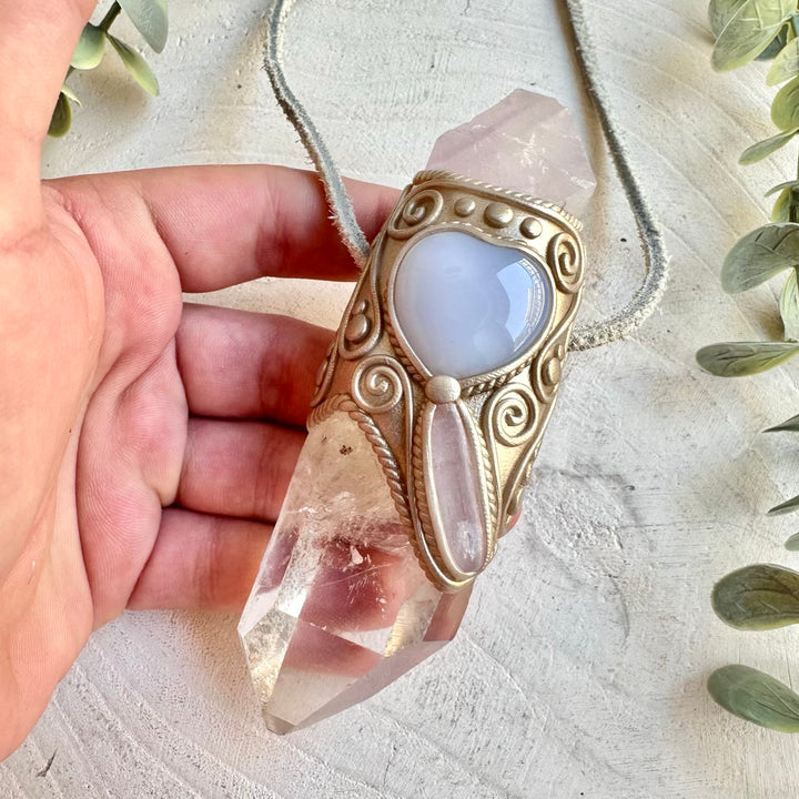 Spiritual energy wand for emotional healing and divine feminine alignment