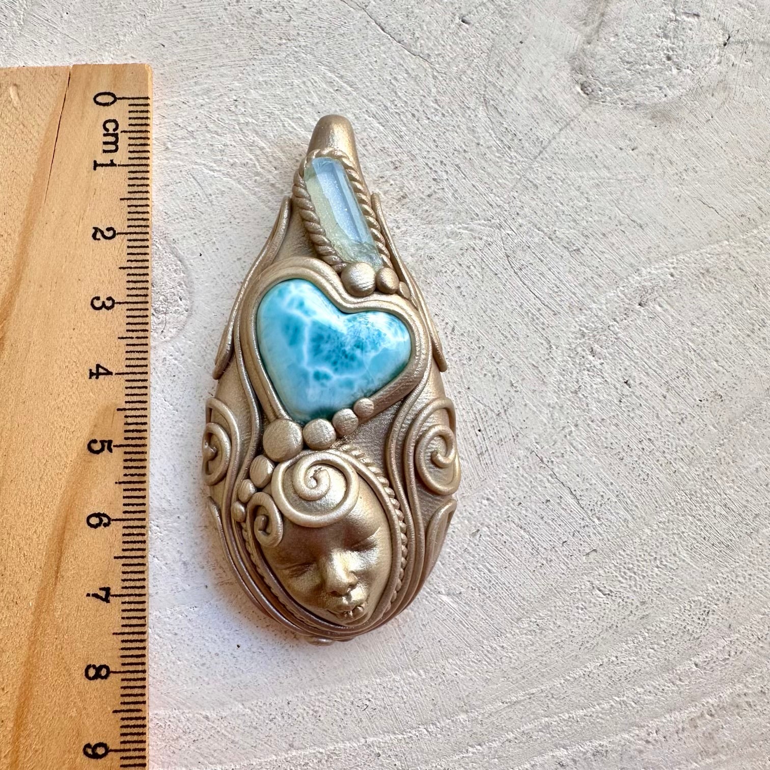 Crystal talisman necklace for protection and emotional healing energy
