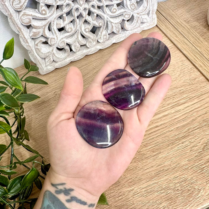 Healing crystal fluorite for focus and emotional energy balance