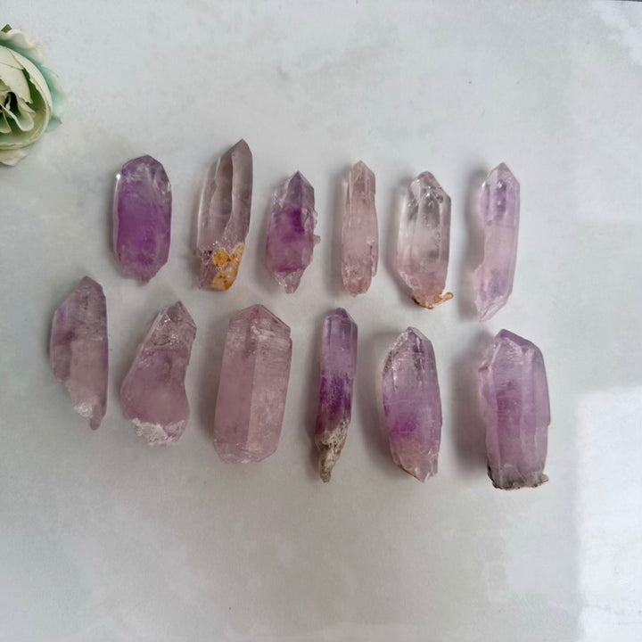 Raw natural Vera Cruz Amethyst crystal point specimen
