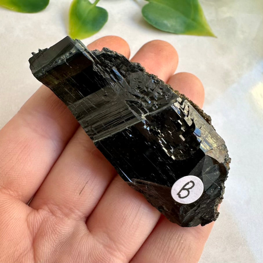 Vivianite cluster – natural mineral with deep green transparent crystals