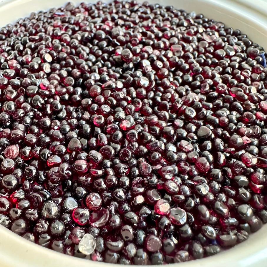 Red Garnet Chips – Natural Tiny Garnet Stones Lot, Healing Crystals for Passion & Strength - FairyGardenGlow