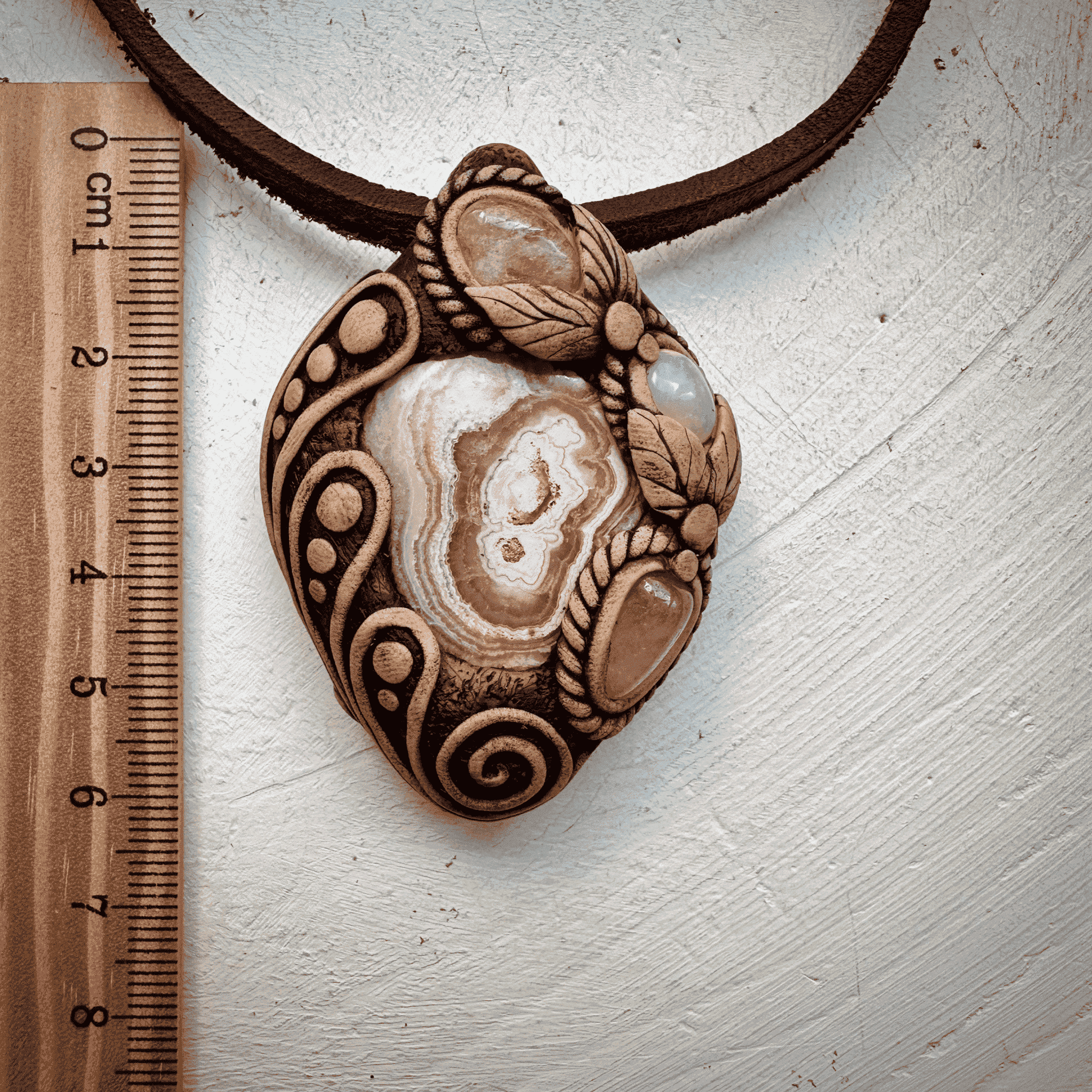 Rhodochrosite Morganite and Opal Necklace - FairyGardenGlow